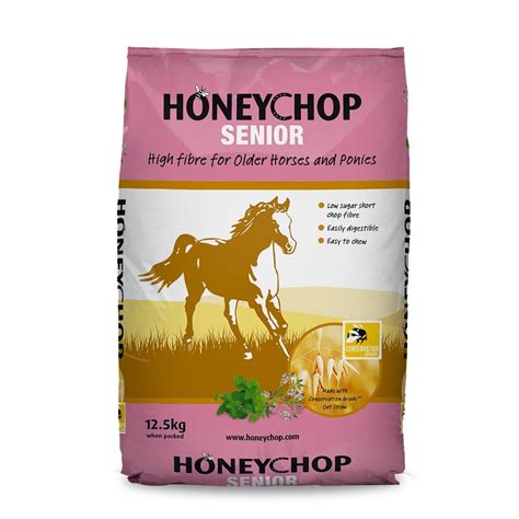 Honeychop Senior 125kg Munros Pet And Farm Supplies