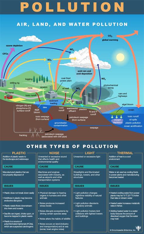 What Are The Different Types Of Pollution Explain Water Pollution