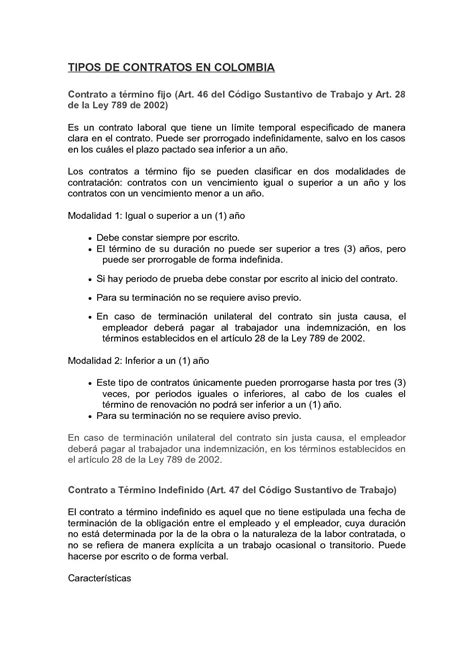 Modelo De Contrato De Obra O Labor Colombia Financial Report