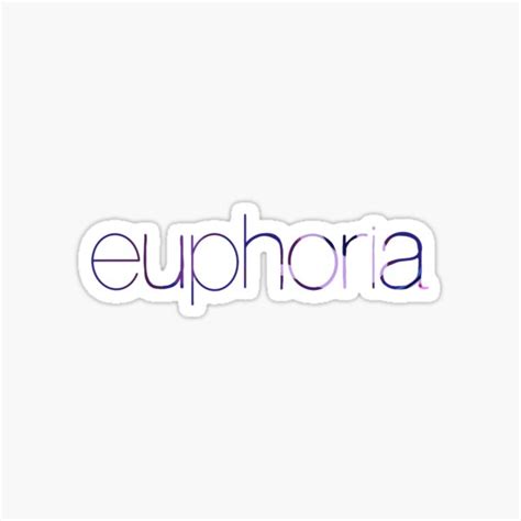 Euphoria Sticker By Fordmadison Redbubble