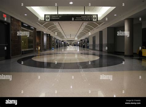 An Empty Airport Terminal At Hartsfield Jackson Airport In Atlanta