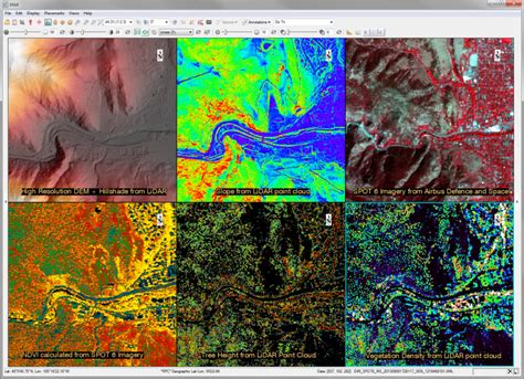 Using A Geospatial Analysis Product Like ENVI Users Can Fuse Data From Multispectral Imagery