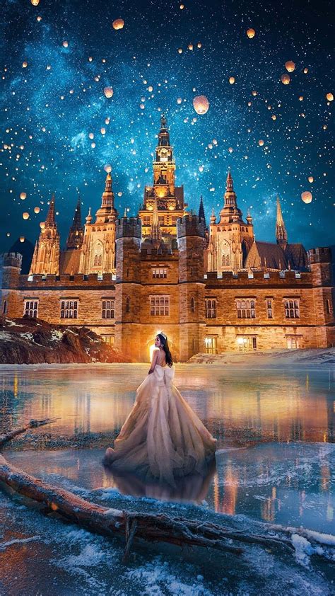 Fairytale Castle Wallpaper Background