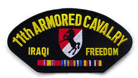 11th Armored Cavalry Regiment Iraqi Freedom Patch Iraqi Freedom Hat