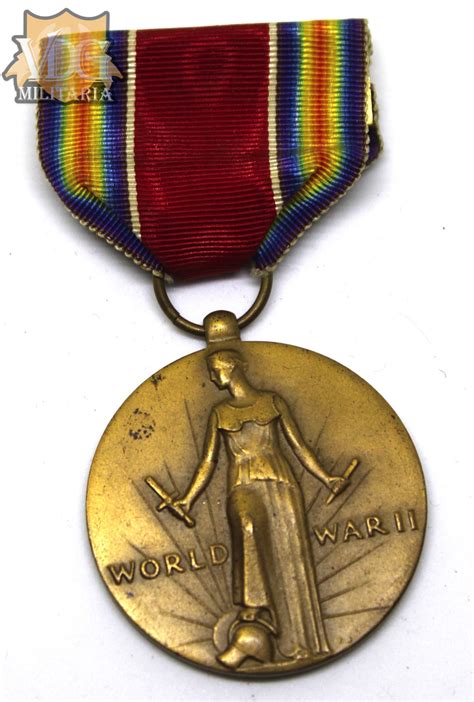 Ww2 Us Victory Medal Vdg Militaria