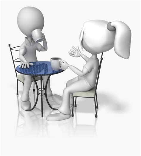 Talking Stick Figures Two People Talking Animation Free Transparent