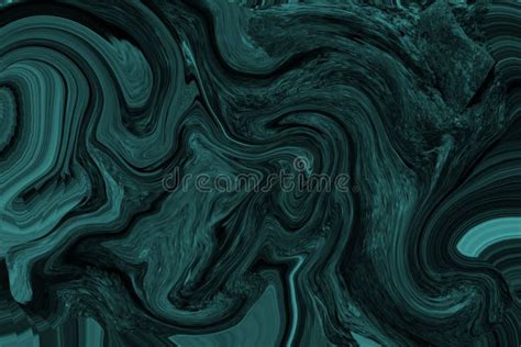 Liquid Marble Texture Wallpaper In Teal Stock Image Image Of Creative