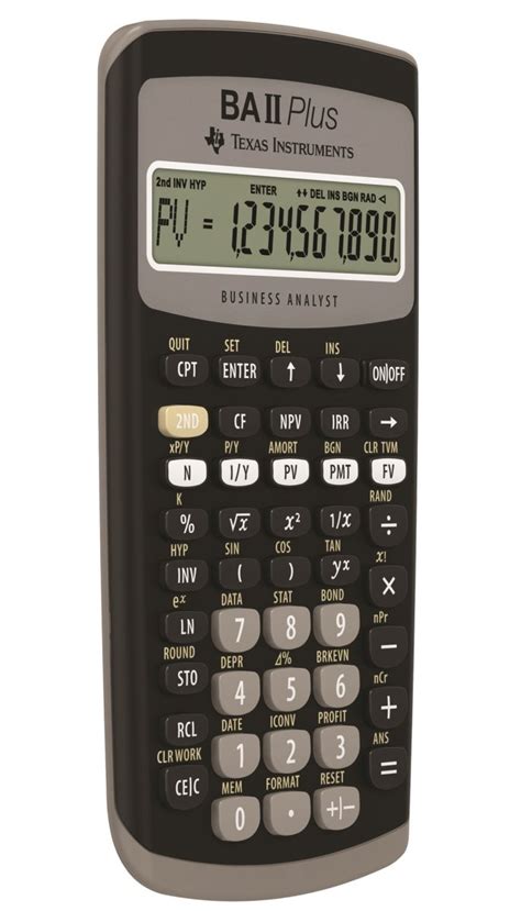 Calculate business figures easily with this texas instruments ba ii plus financial calculator. Texas Instruments BA-II Plus finansregner | Lomax A/S