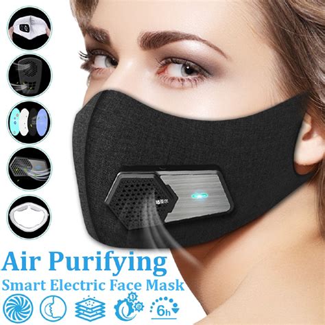 Fresh Air Supply Smart Electric Face Mask Air Purifying N95 Pm25