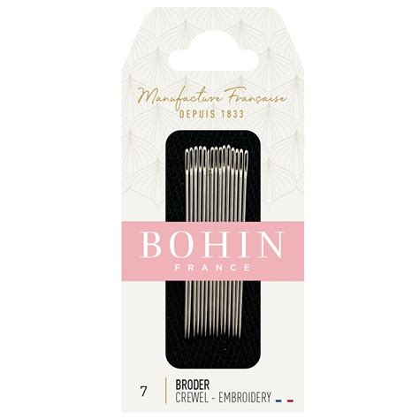 Bohin Crewel Embroidery Needles Size 7 Ozquilts