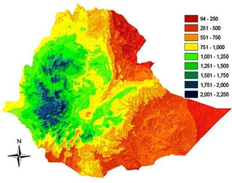 Climate And Map Ethiopia