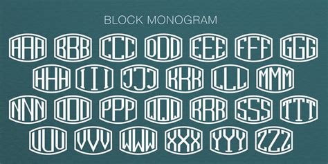 Block Monogram Font Webfont And Desktop Myfonts