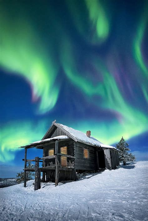 © Dk Photography The Northern Lights In Levi Lapland Finland