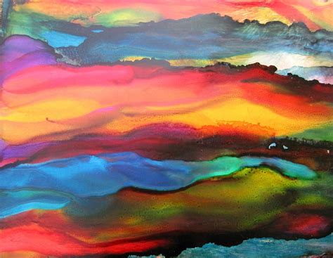 Dream Landscape By Alexis Bonavitacola Alcohol Ink Art Alcohol Ink