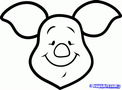 How To Draw Piglet Easy Step By Step Disney Characters Cartoons