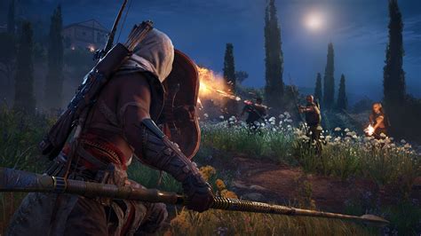 Assassins Creed Origins New Video Showcases Combat Gameplay Various