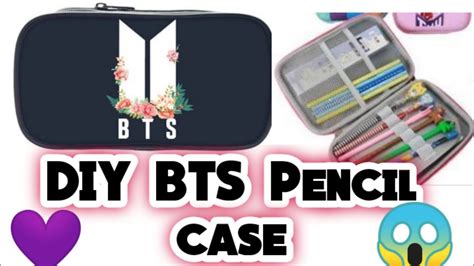 Diy Bts Pencil Case How To Make Bts Pencil Box Bts School Supplies