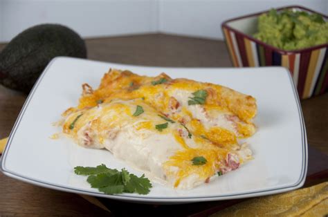 The onions were a little crispy and i didn't like it at first. Sour Cream Chicken Enchiladas