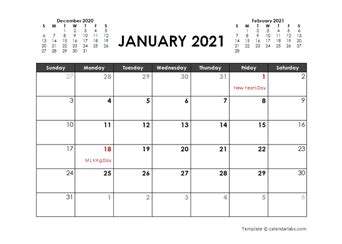 Designed in a simple blue highlighing the months, this template shares the same easy to use features with the rest. Printable 2021 Word Calendar Templates - CalendarLabs
