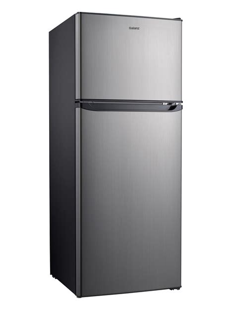 Galanz Cu Ft Top Freezer Refrigerator Frost Free Stainless Look