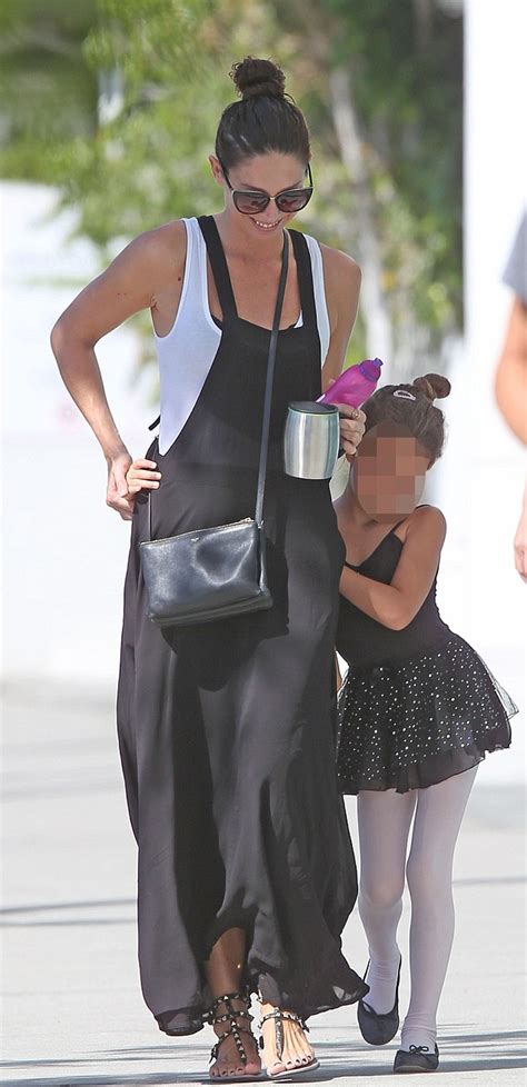 Erica Packer Enjoys Stroll With Babe Indigo Following Her Ballet Class Daily Mail Online