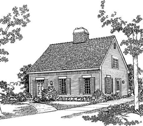 Cape Cod Colonial House Plans