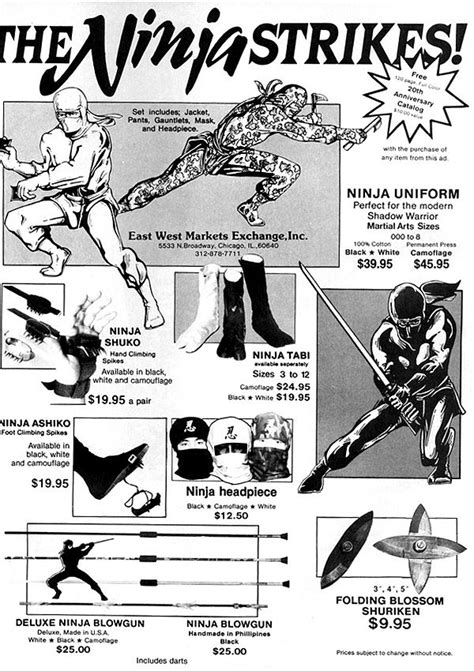 Vintage Magazines Vintage Ninja Ninja Warrior Martial Arts Workout