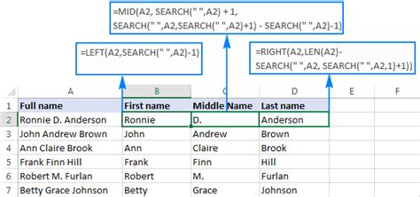 First Name And Last Name In Excel Kabir Cristina Andreea