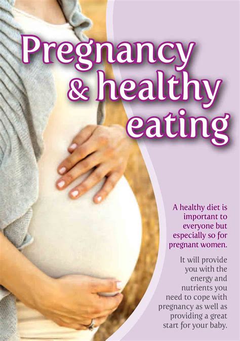 Healthy Eating During Pregnancy Leaflet Healthy Life