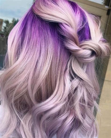 23 Purple Hair Color Ideas Highlights Ombre And Streaks Hello