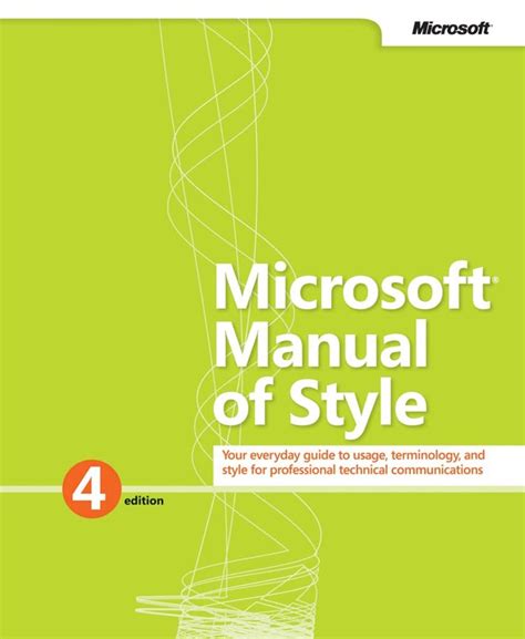 Microsoft Manual Of Style 4th Edition Microsoft Press Store