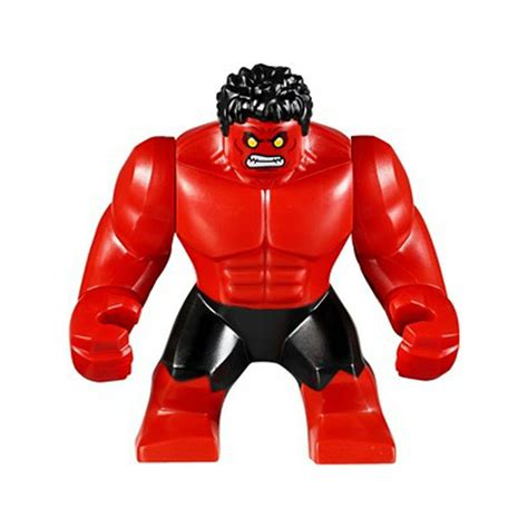 Lego Marvel Loose Red Hulk Minifigure