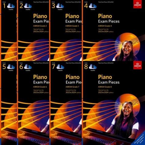 Abrsm Piano Exam Pieces 2023 And 2024 Grade 1 2 3 4 5 6 7 8 Hobbies And Toys Music And Media