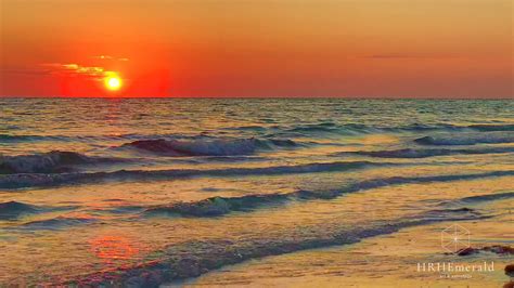 Romantic Ocean Sunset Kiss Peaceful Beach Waves Relaxation Love