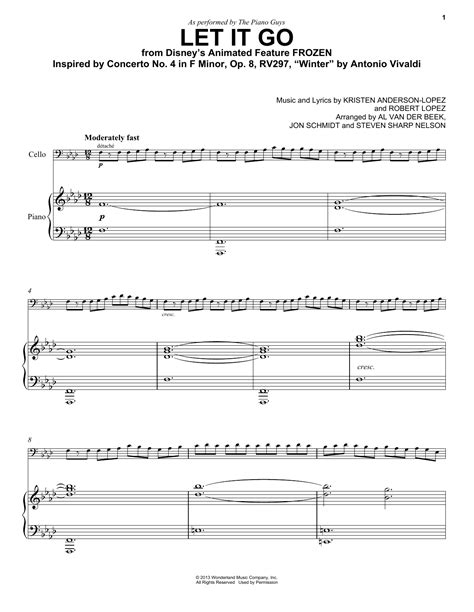 Let it go by frozen piano sheet music advanced level. Let It Go (from Frozen) | Sheet Music Direct
