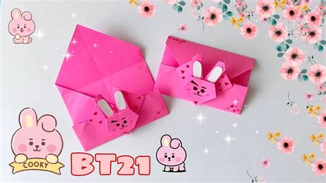 Diy Cooky Bts Bt21 Jungkook Cute T Idea Origami Paper T Idea