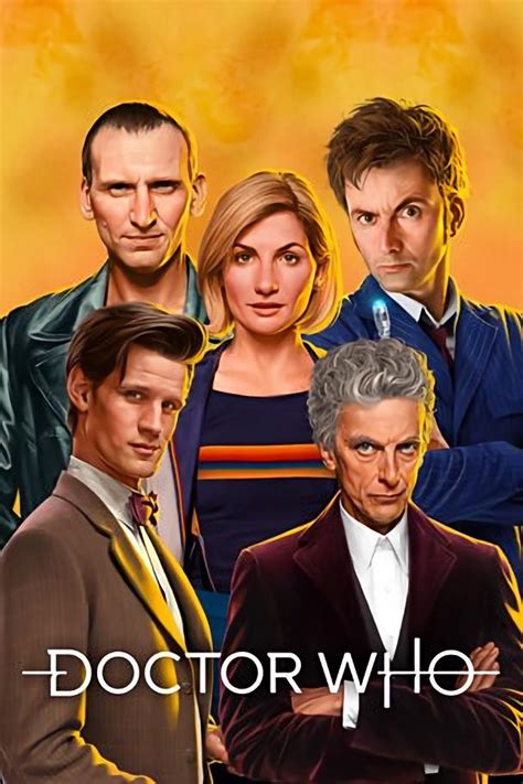 Poster Of The Five Modern Doctors From Bbc Iplayer Rdoctorwho