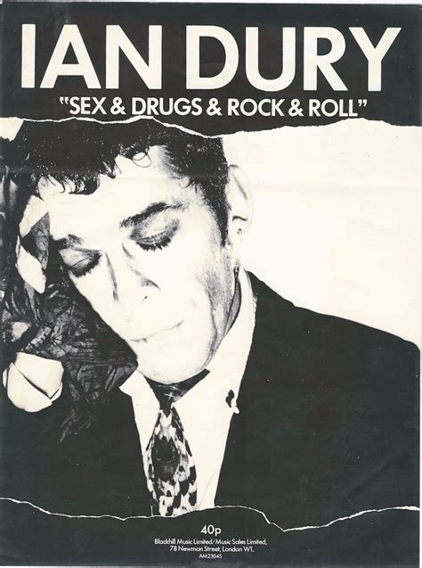 Ian Dury Official On Twitter Original Sex And Drugs And Rock And Roll Poster Single Was 40p