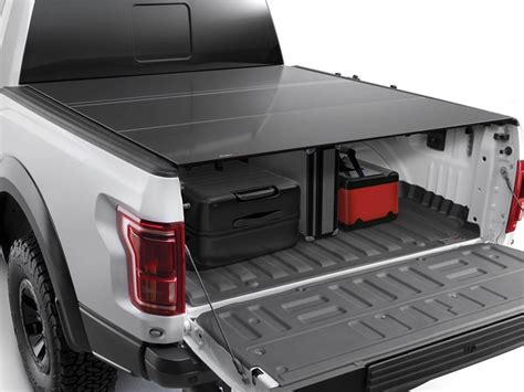 2017 2020 F250 And F350 Weathertech Alloycover Tri Fold Bed Cover Short