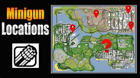 GTA San Andreas Minigun Locations YouTube