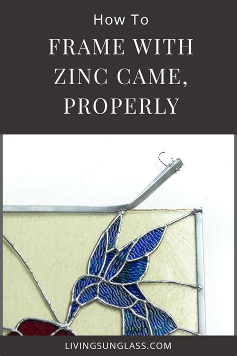 Are You Framing Your Windows In Zinc Correctly Stained Glass Diy Making Stained Glass