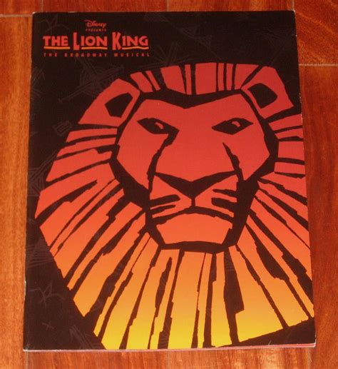 The Lion King 1997 Broadway Program W Special Opening Night Cast