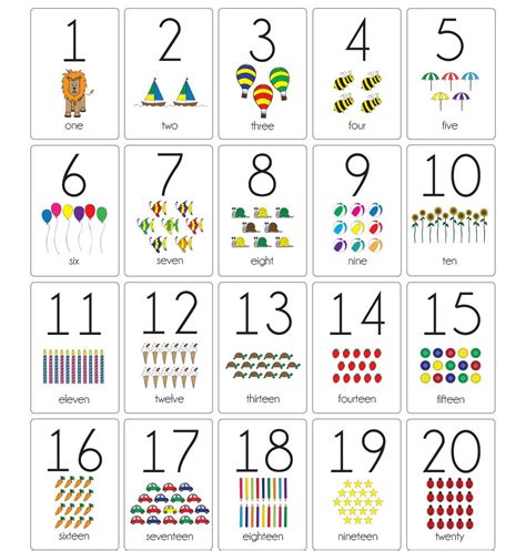 Number Flashcards 1 50 Printable Number Flash Cards For Images And