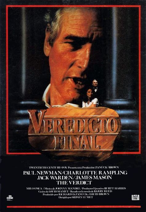 1982 film by sidney lumet. The Verdict Movie Poster (#3 of 3) - IMP Awards