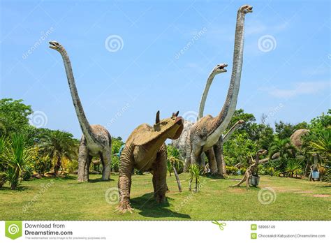 Dinosaurus Stock Afbeelding Afbeelding Bestaande Uit Daglicht 58966149