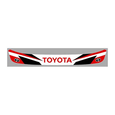 Toyota Helmet Visor Sunstrip Laminated Decal Cafe Racer Bretagne