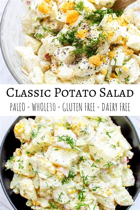 The best creamy potato salad has to have the perfect balance of flavor. Paleo creamy classic potato salad with crunchy celery and ...
