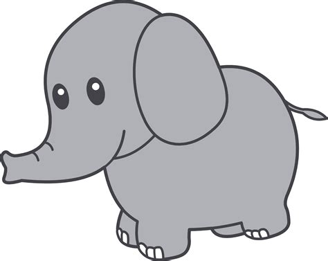 Cute Baby Elephant Clip Art Clipart Best