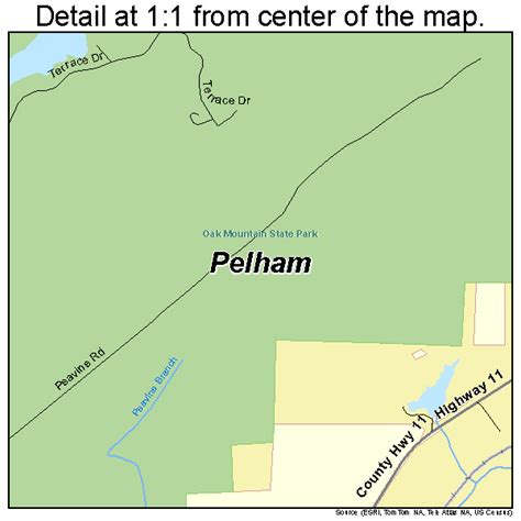 Pelham Alabama Street Map 0158848