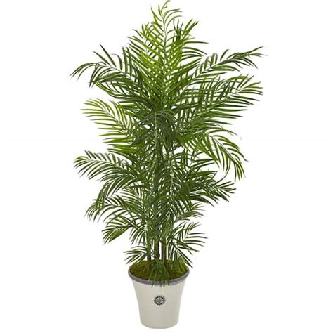 Nearly Natural 6 Ft Indooroutdoor Areca Palm Artificial Tree In